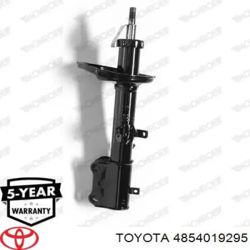 4854019295 Toyota amortiguador trasero izquierdo