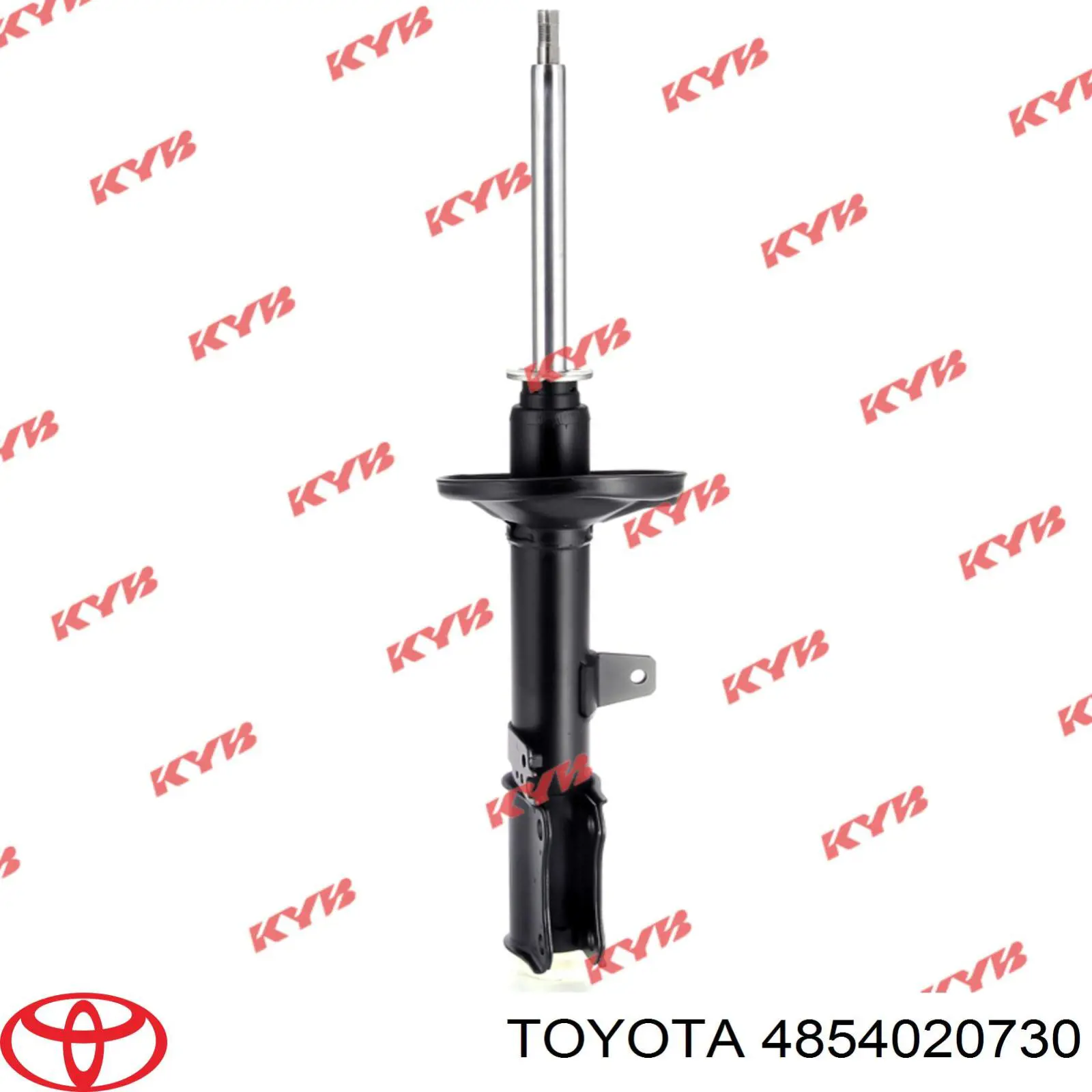 4854020730 Toyota amortiguador trasero izquierdo