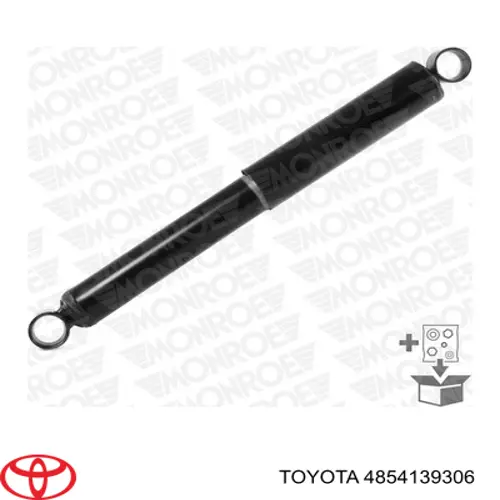 4854139306 Toyota amortiguador trasero