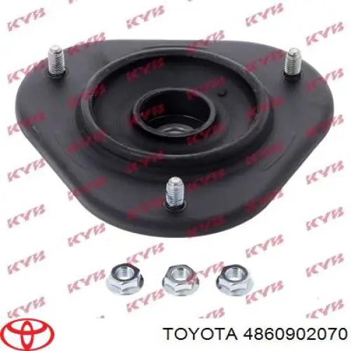 4860902070 Toyota soporte amortiguador delantero