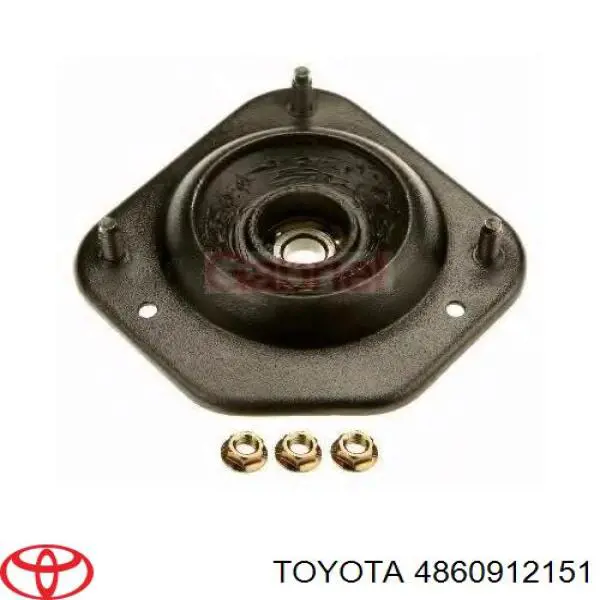 4860912151 Toyota soporte amortiguador delantero