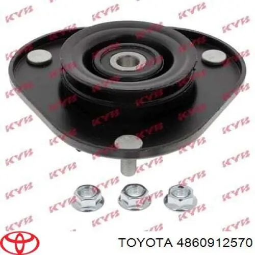 4860912570 Toyota soporte amortiguador delantero