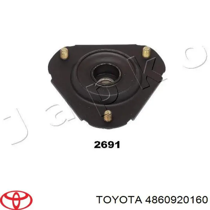 48609-20160 Toyota soporte amortiguador delantero