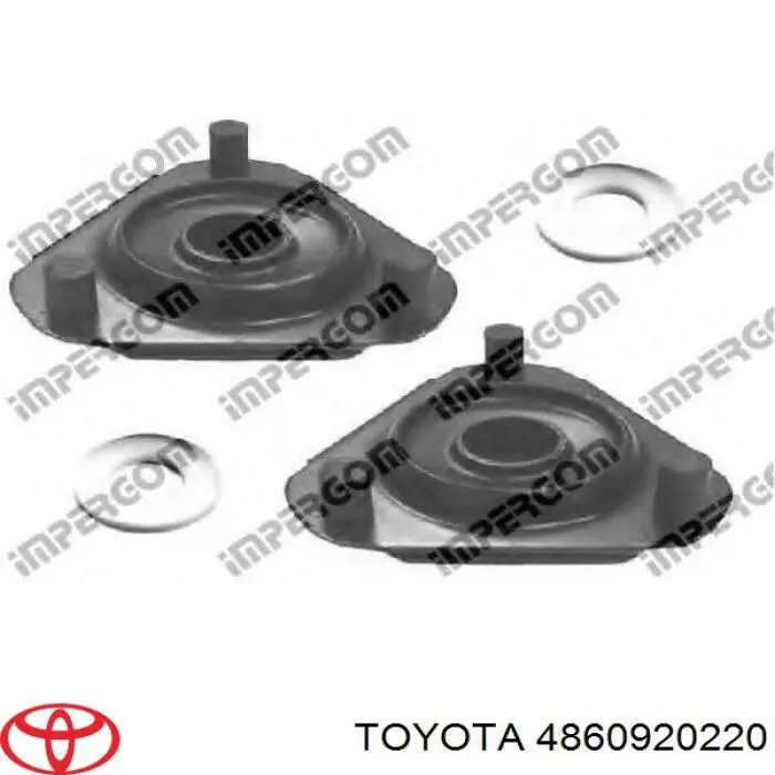 4860920220 Toyota soporte amortiguador delantero