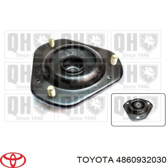  Soporte amortiguador delantero para Toyota Camry V2