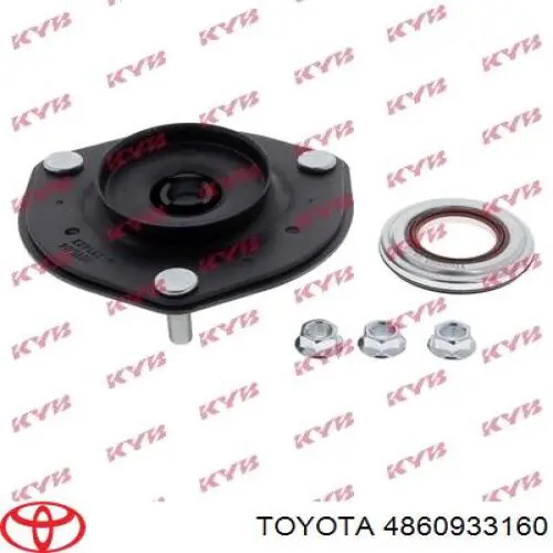 4860933160 Toyota soporte amortiguador delantero