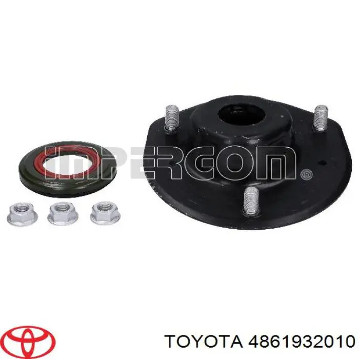 4861932010 Toyota rodamiento amortiguador delantero