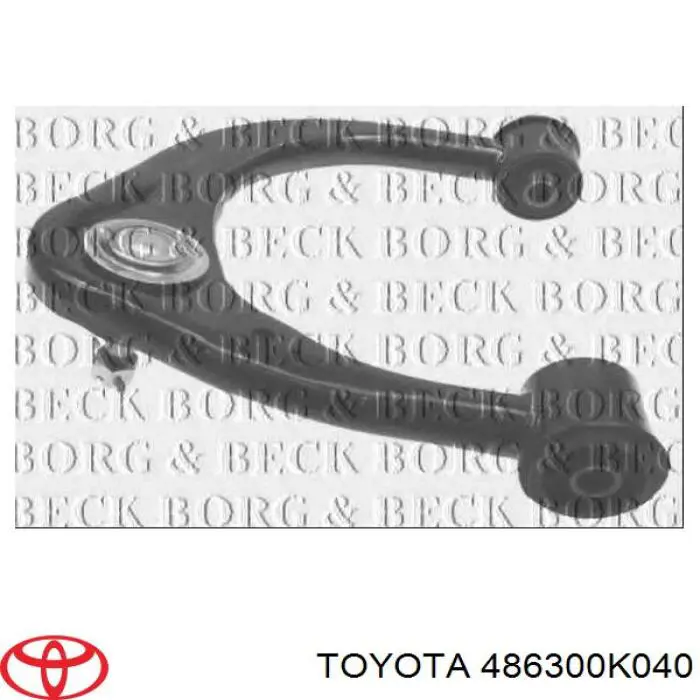 486300K040 Toyota barra oscilante, suspensión de ruedas delantera, superior izquierda