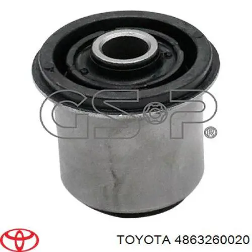 4863260020 Toyota silentblock de brazo de suspensión delantero superior