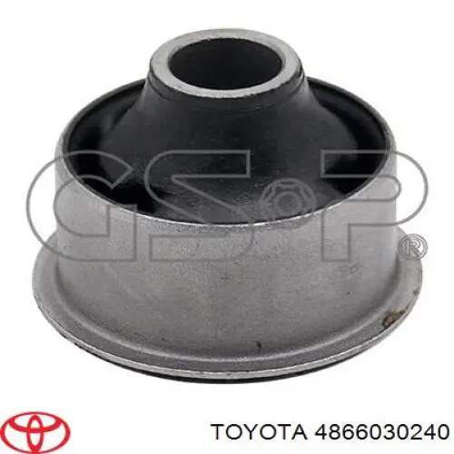 4866030240 Toyota barra oscilante, suspensión de ruedas delantera, inferior derecha