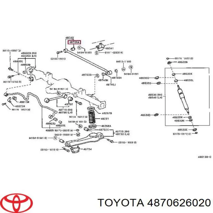 4870626020 Toyota 