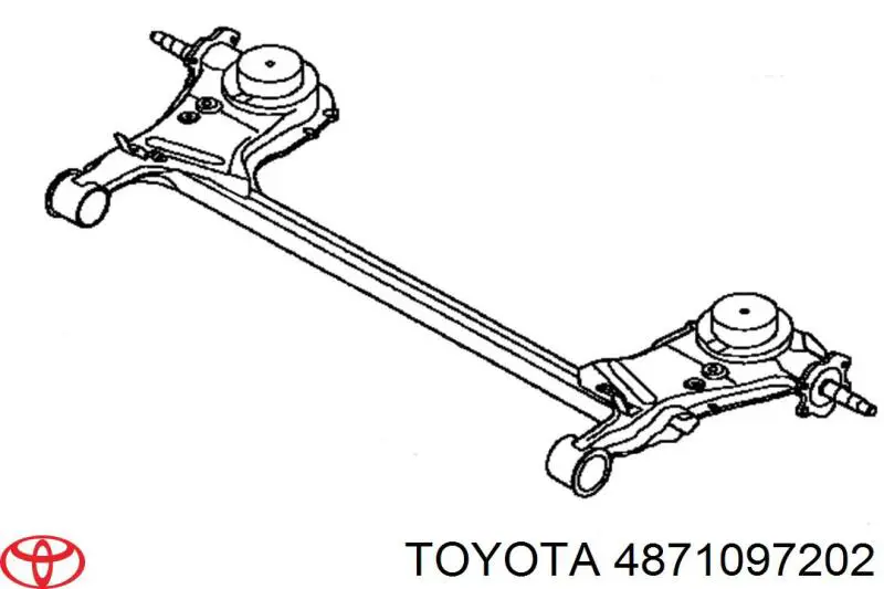  Subchasis trasero soporte motor para Daihatsu Sirion M1