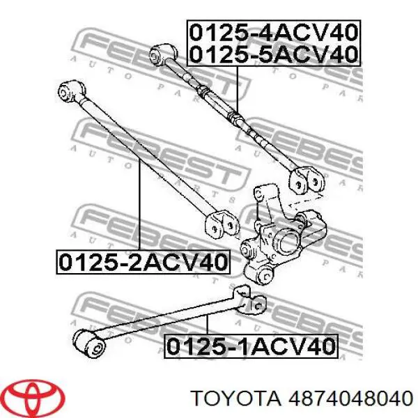  Barra transversal de suspensión trasera para Toyota Venza AGV1, GGV1