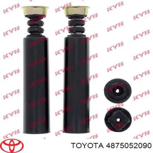 4875052090 Toyota tope de amortiguador trasero, suspensión + fuelle