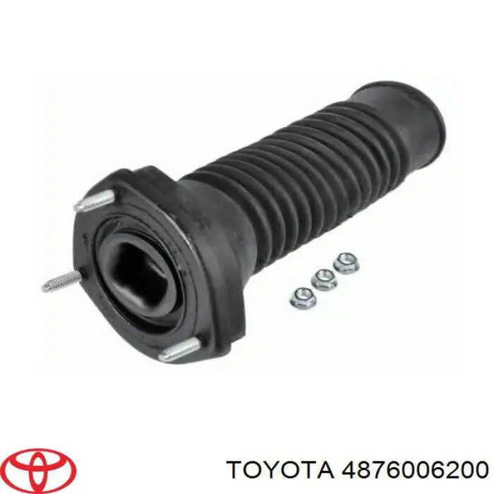 4876006200 Toyota soporte amortiguador trasero izquierdo