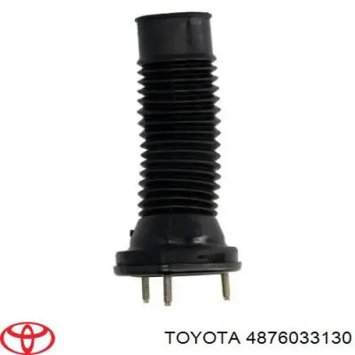 4876033130 Toyota soporte amortiguador trasero izquierdo