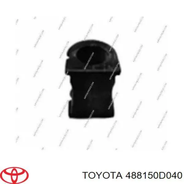 488150D040 Toyota casquillo de barra estabilizadora delantera