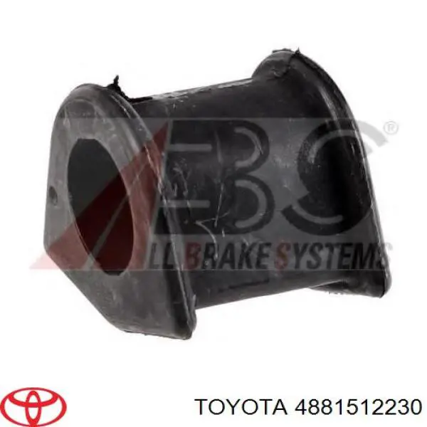 4881512230 Toyota casquillo de barra estabilizadora delantera