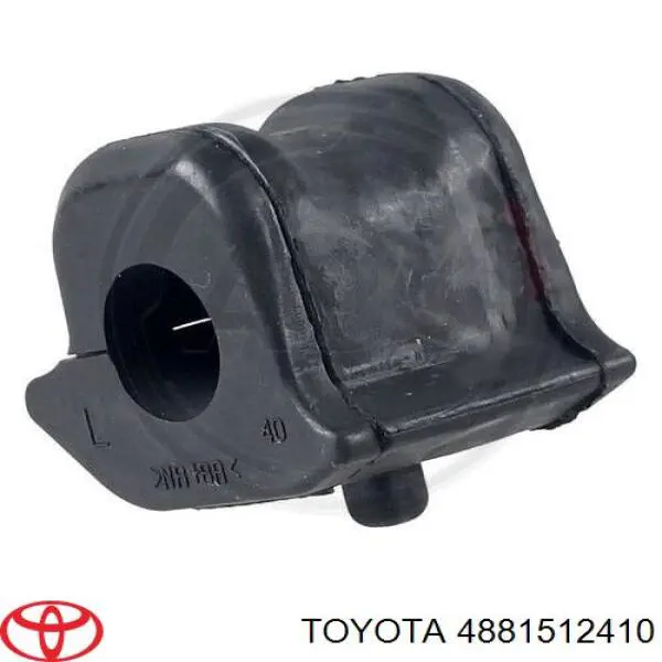 4881512410 Toyota soporte de estabilizador delantero izquierdo