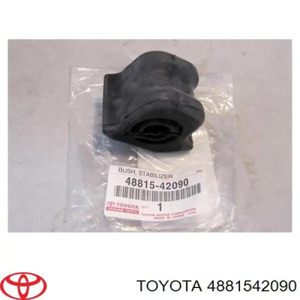 4881542090 Toyota soporte de estabilizador delantero izquierdo