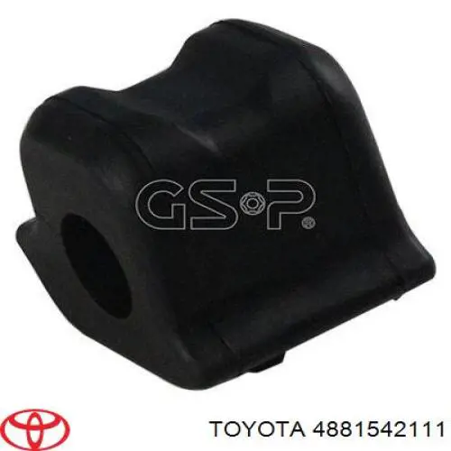 4881542111 Toyota soporte de estabilizador delantero izquierdo