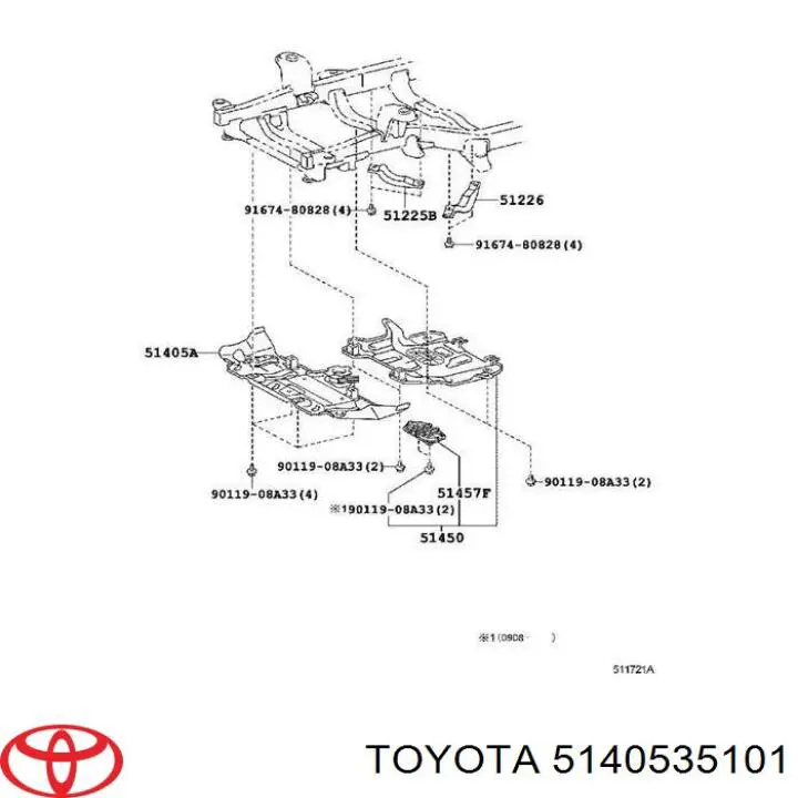  Protección motor delantera para Toyota Fj Cruiser 