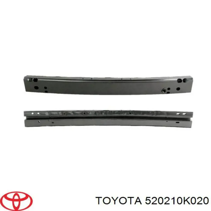 520210K020 Toyota refuerzo parachoque delantero