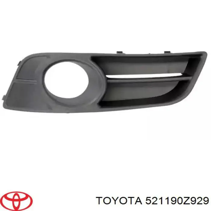 521190Z929 Toyota parachoques delantero