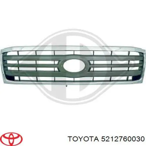  Rejilla de antinieblas delantera derecha para Toyota Land Cruiser J10