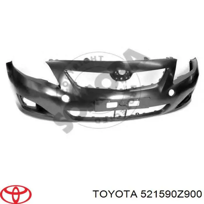 521590Z900 Toyota parachoques trasero