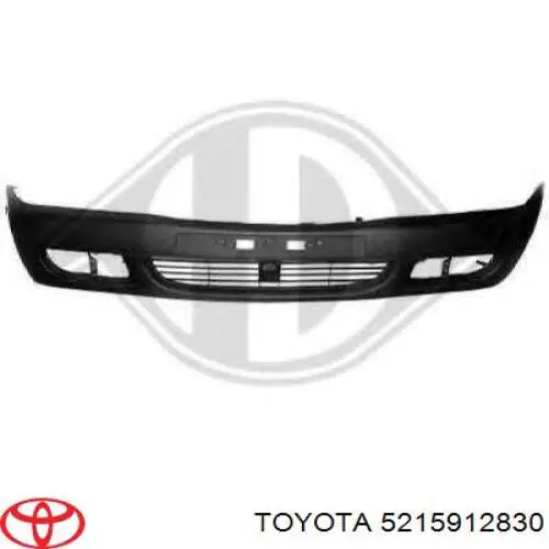 5215912830 Toyota parachoques trasero