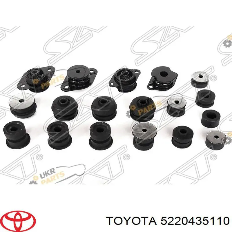  Casquillo, suspensión de cabina para Toyota Hilux N