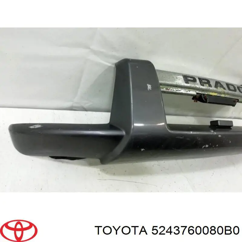 5243760080F0 Toyota barra, parachoques delantero