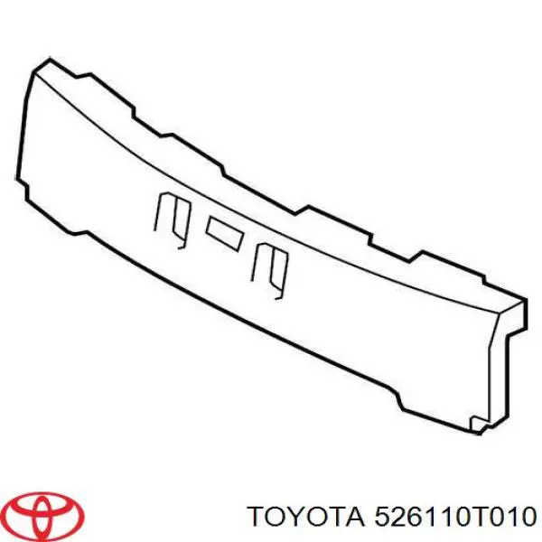  Absorbente parachoques delantero para Toyota Venza AGV1, GGV1