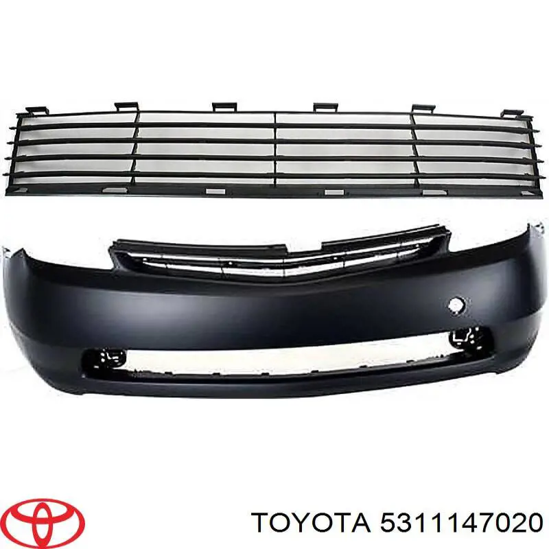 5311147020 Toyota panal de radiador