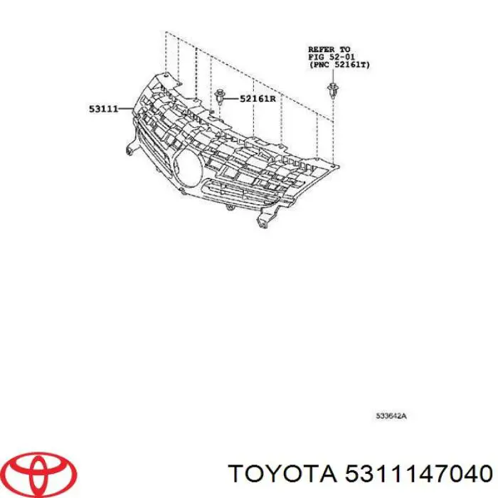  Panal de radiador para Toyota Prius ZVW30