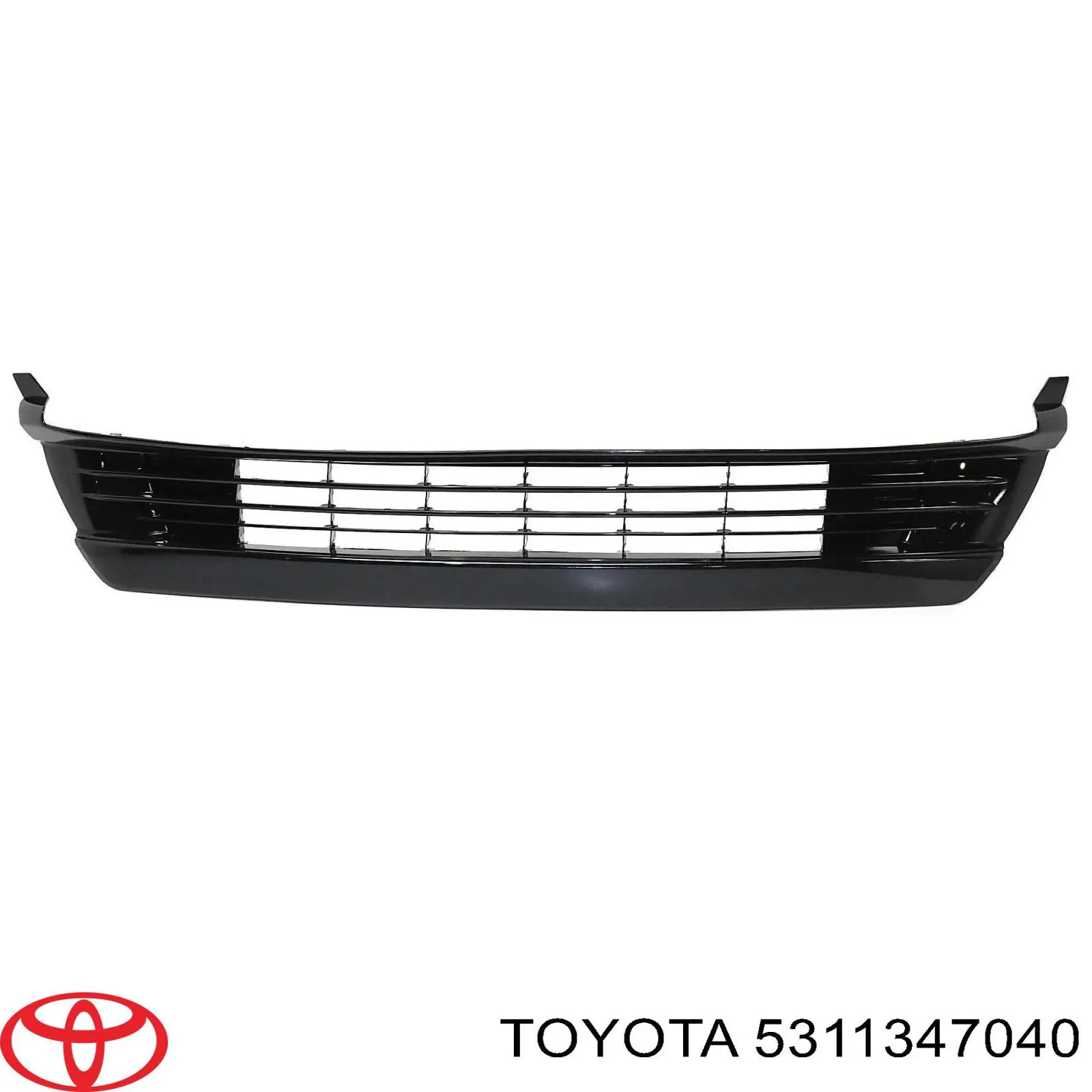  Rejilla de ventilación, parachoques delantero, parte interior para Toyota Prius ZVW30