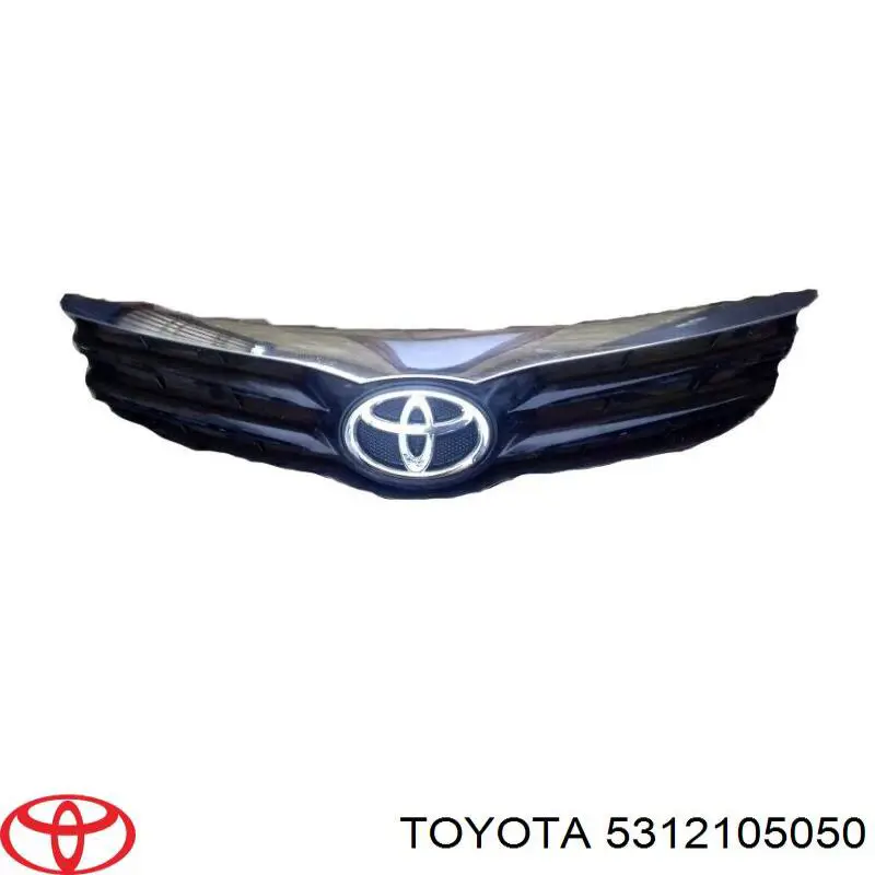  Moldura de rejilla de radiador para Toyota Avensis T27