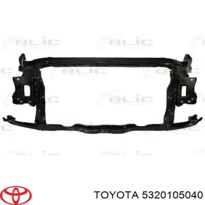 5320105040 Toyota soporte de radiador completo