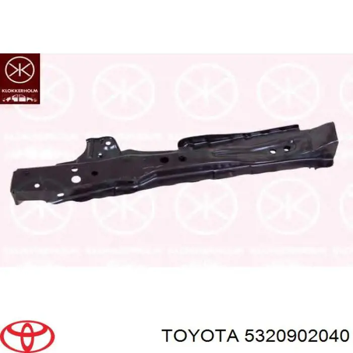 5320902040 Toyota soporte de radiador vertical (panel de montaje para foco)