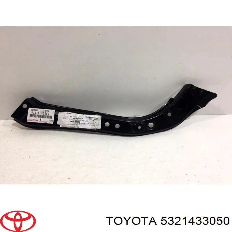 5321433050 Toyota soporte de radiador superior (panel de montaje para foco)