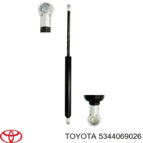  Muelle neumático, capó de motor para Toyota Land Cruiser J10