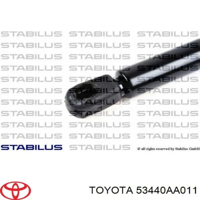  Muelle neumático, capó de motor para Toyota Camry V30