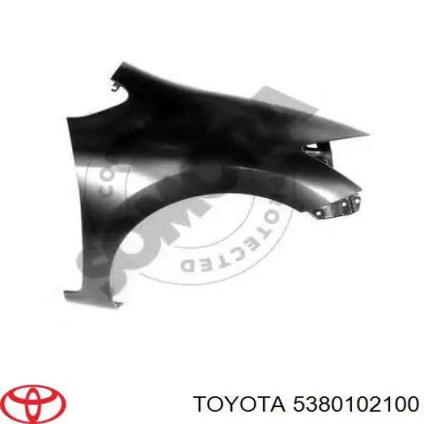 5380102100 Toyota guardabarros delantero derecho