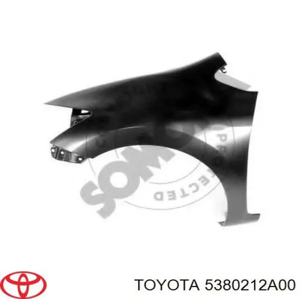  Guardabarros delantero izquierdo para Toyota Auris E15