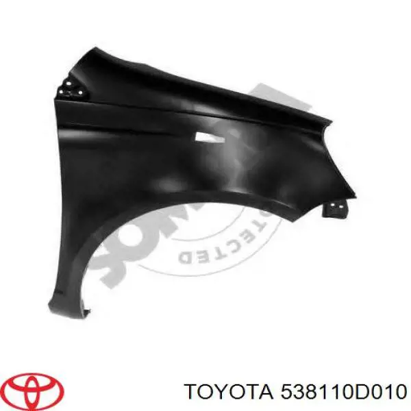  Guardabarros delantero derecho para Toyota Yaris P10