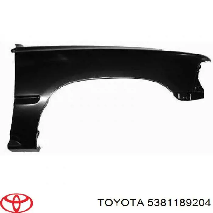  Guardabarros delantero derecho para Toyota Hilux N