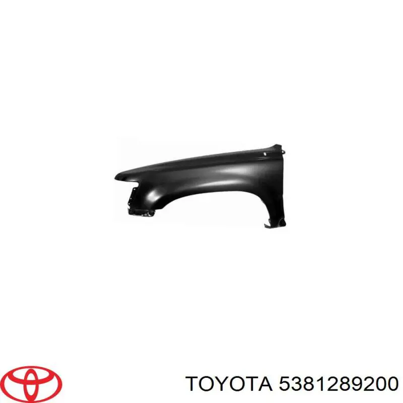 5381289200 Toyota guardabarros delantero izquierdo