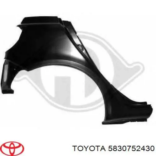  Panel trasero de maletero para Toyota Yaris SP90