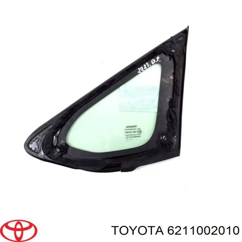  Ventana De Vidrio Puerta Delantera Derecha para Toyota Auris E15